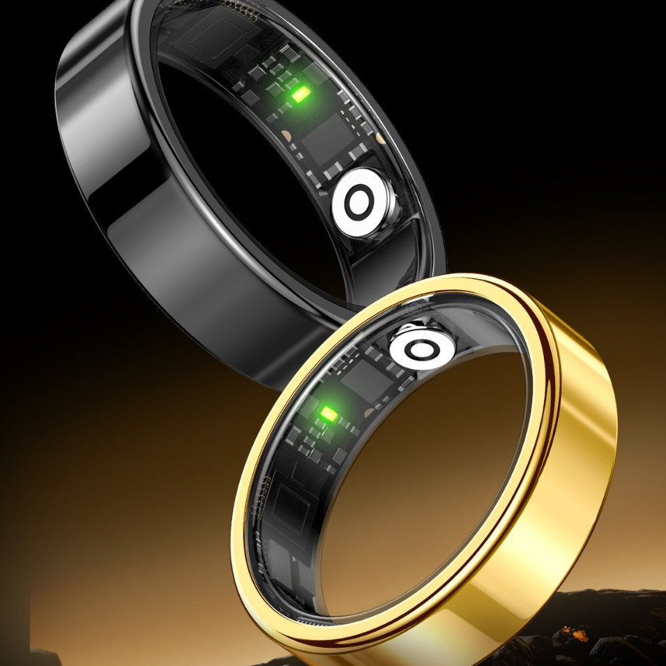 Smart Ring for Women & Men, Smart Ring Health Tracker, Blood Oxygen & Heart Rate Monitor, Long Lasting Battery Sleep Ring, Waterproof Fitness Ring