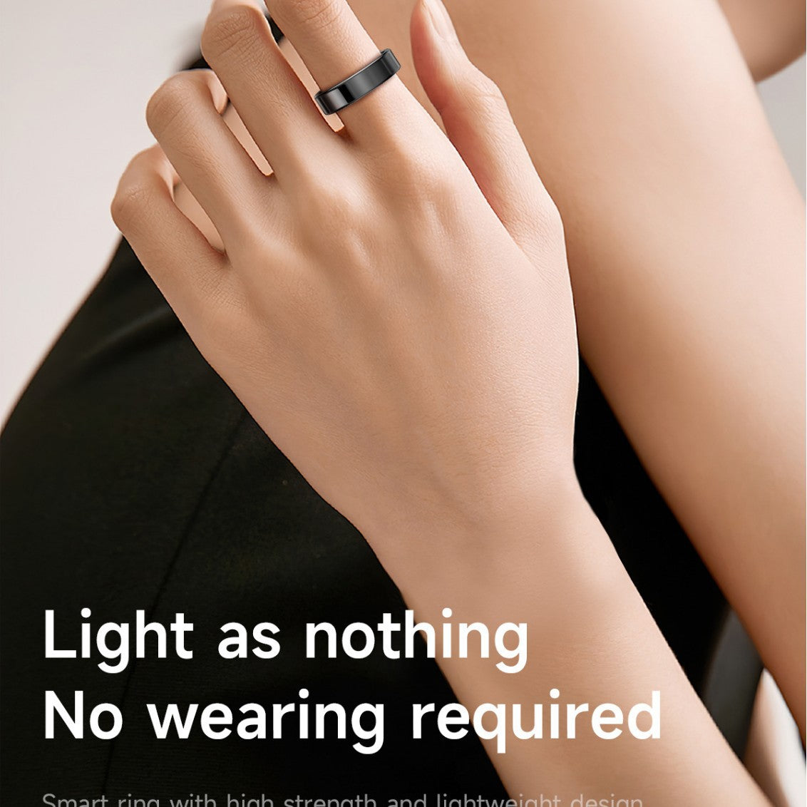 Smart Ring for Women & Men, Smart Ring Health Tracker, Blood Oxygen & Heart Rate Monitor, Long Lasting Battery Sleep Ring, Waterproof Fitness Ring
