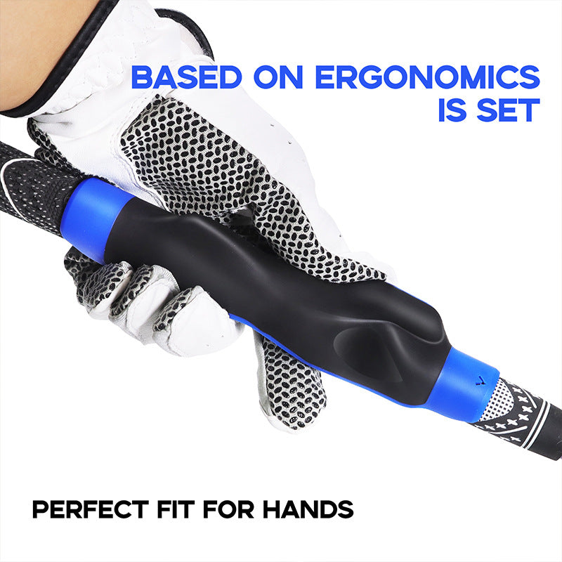 Golf Grip Trainer for Right-Handed Golfers, Golf Swing Training Aid for Proper Hand Position, Grip Pressure, Tempo & Muscle Memory, Indoor Practice & Warm Up, Golf Gifts for Men