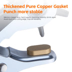 Hole Punch, Heavy Duty Leather Hole Puncher for Belts, Watch Bands, Straps, Dog Collars, Saddles, Shoes, Fabric, DIY Home or Craft Projects