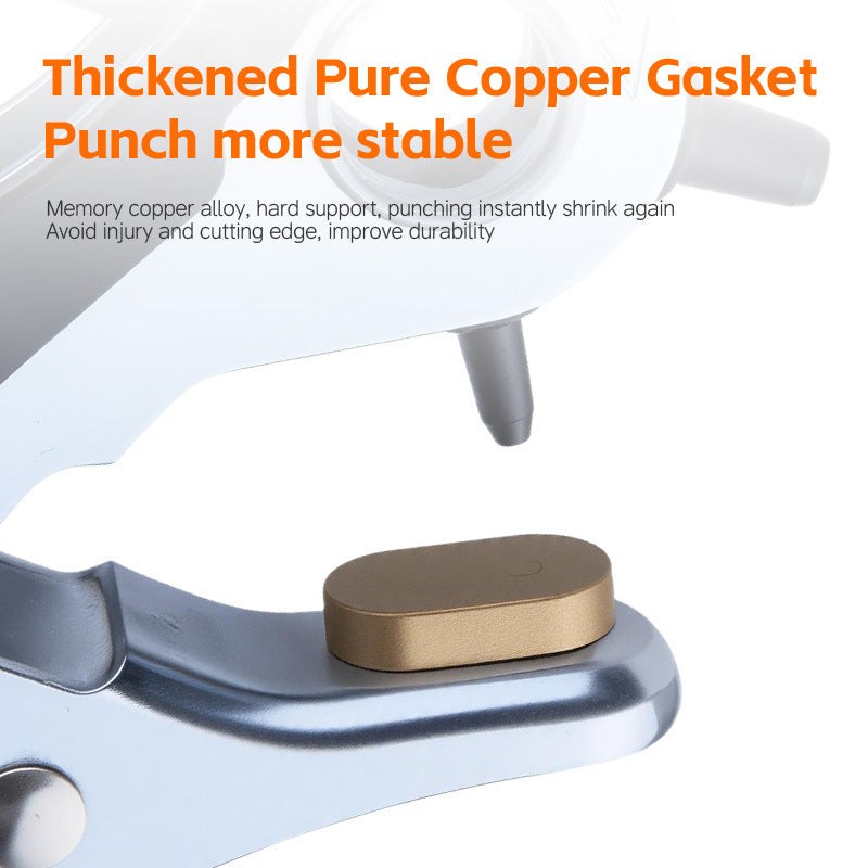 Hole Punch, Heavy Duty Leather Hole Puncher for Belts, Watch Bands, Straps, Dog Collars, Saddles, Shoes, Fabric, DIY Home or Craft Projects