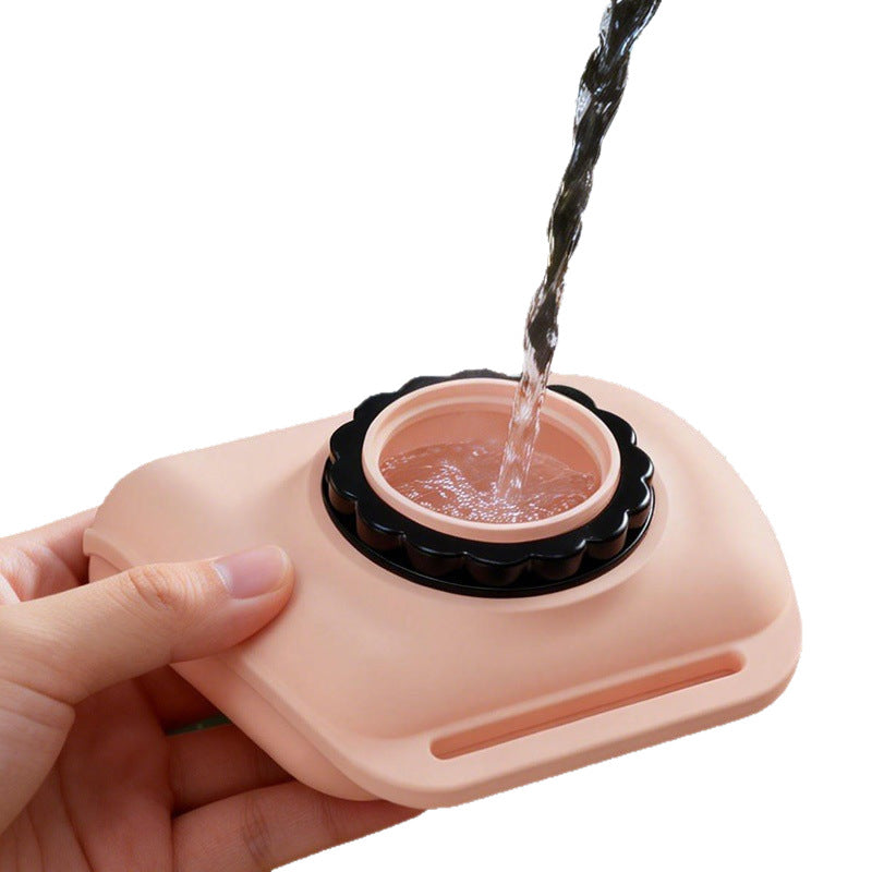Wrist-Mounted Sports Water Bottle, Portable Outdoor Running and Cycling Water Cup with Silicone Bite Valve for Leak-Proof Sealing, Drink Directly from Opening, Wrist-Worn for Easy Carrying, Fitness and Yoga Training Water Bottle with Protective