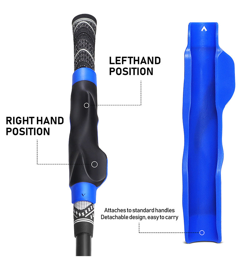 Golf Grip Trainer for Right-Handed Golfers, Golf Swing Training Aid for Proper Hand Position, Grip Pressure, Tempo & Muscle Memory, Indoor Practice & Warm Up, Golf Gifts for Men