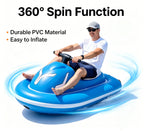 🏊New summer inflatable water ride-on toy for adults and children.