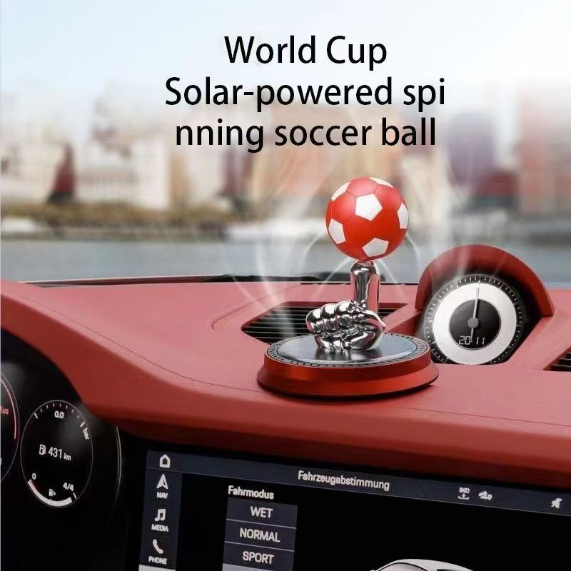 🔥🔥🔥Alloy Solar-powered Rotating Car Aroma Diffuser🔥🔥🔥2026 World Cup Themed Gift