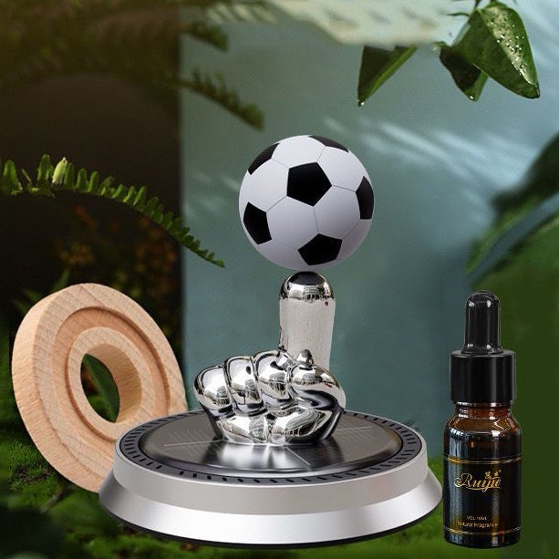 🔥🔥🔥Alloy Solar-powered Rotating Car Aroma Diffuser🔥🔥🔥2026 World Cup Themed Gift