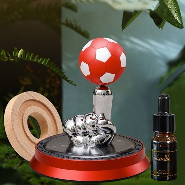 🔥🔥🔥Alloy Solar-powered Rotating Car Aroma Diffuser🔥🔥🔥2026 World Cup Themed Gift