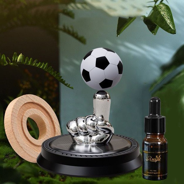🔥🔥🔥Alloy Solar-powered Rotating Car Aroma Diffuser🔥🔥🔥2026 World Cup Themed Gift