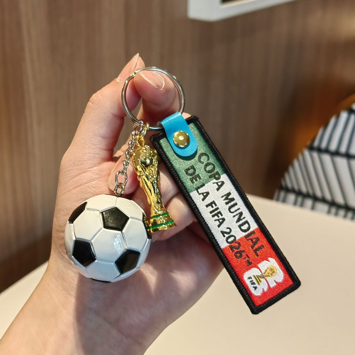🔥🔥🔥Only $3.99!!!🔥🔥🔥Three-Piece Suit 2026 World Cup Football Pendant🔥🔥🔥