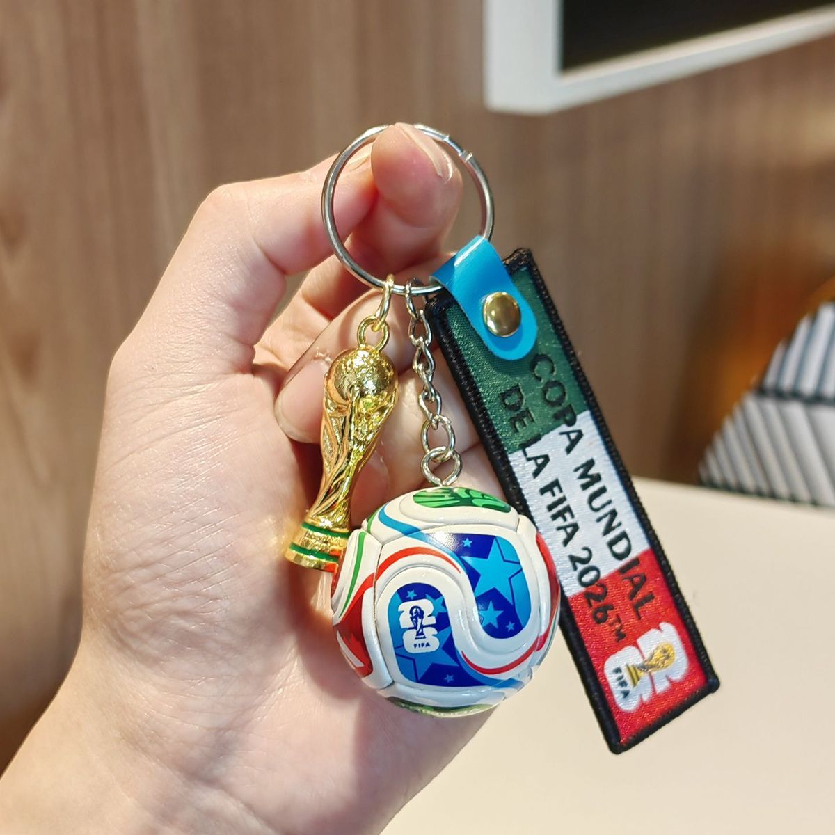 🔥🔥🔥Only $3.99!!!🔥🔥🔥Three-Piece Suit 2026 World Cup Football Pendant🔥🔥🔥