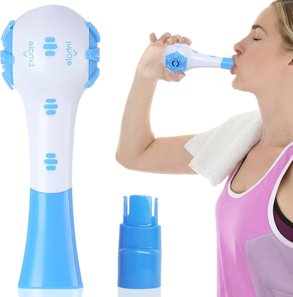 Natural Breathing Exerciser Trainer For Drug-Free Respiratory Therapy │ Breathe Easier with Stronger Lungs