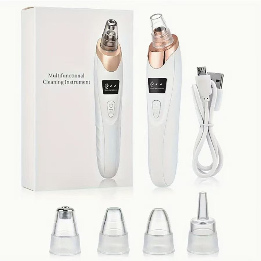 2026 Blackhead Remover Vacuum - Professional Blackhead Extractor for Face with 3 Adjustable Suction Levels, USB Rechargeable Pore Cleaner, and 5 Interchangeable Probes