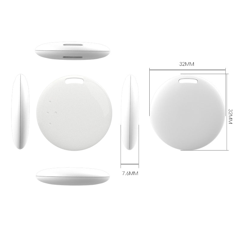 Bluetooth Tracker & Item Locator for Keys, Luggage, Kid & Pet Gear, (iOS, Android), No App or Subscription, Fast Setup, Waterproof