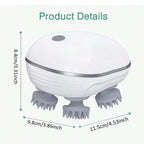 A Mini Pet Head Massager, a Rechargeable Electric Device for Pet Massage, Featuring a Dragon Claw Design for Multifunctional Kneading Therapy, a Magical Tool for Pet Relaxation