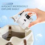 Final 3 Hours:Buy one get one free, Portable Microscope, Handheld Mini Microscope for STEM And Science Toys, LED Pocket Microscope,  a Gift for Boys And Girls Aged 3 And Above