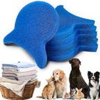 10Pcs Pet Hair Remover for Launday, Reusable Dog&Cat Hair Remover Tool, Effectively Removes Pet Hair, Lint and Dander from Bedding and Clothing,Fits Washers & Dryers