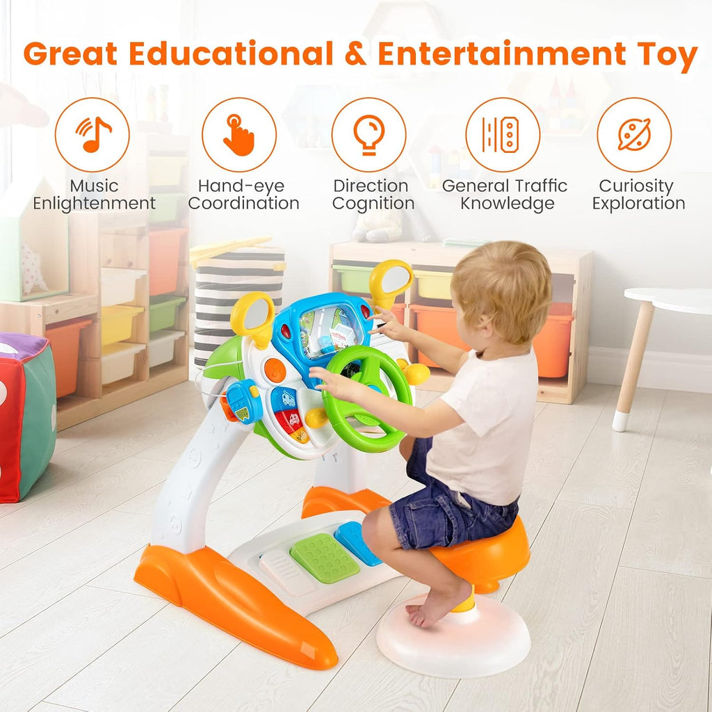 🚗Kids Driving Simulation Toy-🎁The best gift for the kids