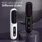 Wireless Straightening and Curling Comb