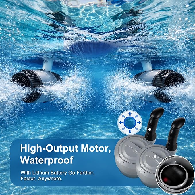 ⛱️Electric Motorized Pool Lounger w/ Sun Canopy! 🚤