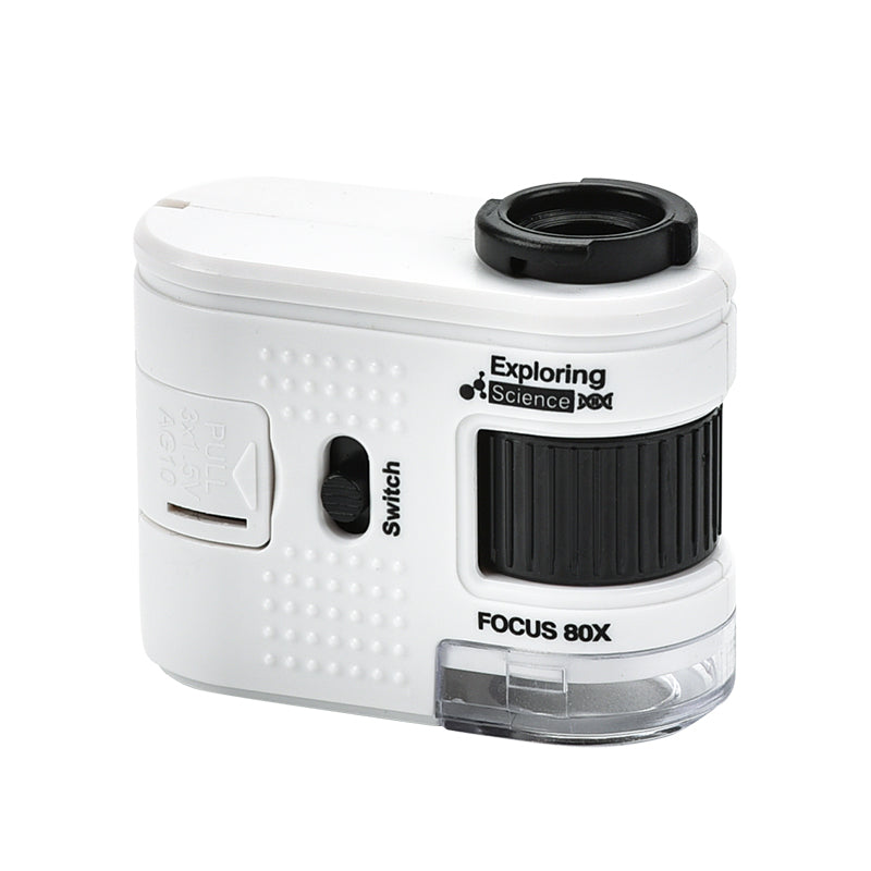 Final 3 Hours:Buy one get one free, Portable Microscope, Handheld Mini Microscope for STEM And Science Toys, LED Pocket Microscope,  a Gift for Boys And Girls Aged 3 And Above