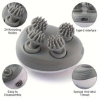 A Mini Pet Head Massager, a Rechargeable Electric Device for Pet Massage, Featuring a Dragon Claw Design for Multifunctional Kneading Therapy, a Magical Tool for Pet Relaxation