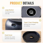 Household Electric Garlic Crusher, 2026 New Mini Electric Food Chopper 300ml/400ml, Silent USB Rechargeable Food Processor, Small Garlic Chopper Mincer Portable Kitchen Helper