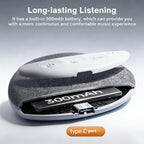 2026 New Bluetooth Sleep Pillow Speaker, Wireless White Noise Pillow Speaker with Timer, Ultra-Thin Stereo Bass Private Sleep Speaker for Adults Kids,Father's Day Gift
