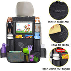 2 Pack Car Seat Storage Bag,Anti-kick bag, popular car storage bag, seat back storage bag, car-use storage bag, fits tablets, made of Oxford fabric, for car