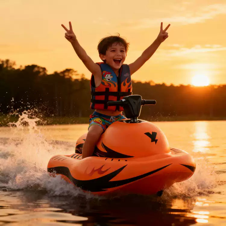 🏊New summer inflatable water ride-on toy for adults and children.