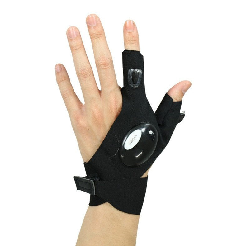 1pair，Gifts for Men LED Flashlight Gloves, Father Day Gifts from Wife Daughter, Anniversary Birthday Gift for Men Dad Him Husband Boyfriend, Camping Essentials Cool Gadgets Tools for Fishing Repairing