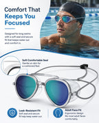 Full-View Anti-Fog Swim Goggle - 2026 NEW Swimming Goggles, No Leak, Anti UV, for Training and Competition