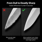 Automatic Kitchen Knife Sharpener, 2026 New Cordless Electric Knife Sharpener for Straight-Edge Chef, Fruit Knives, Portable Knife Sharpener Electric for Restaurant Camping