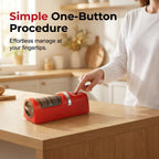 Automatic Kitchen Knife Sharpener, 2026 New Cordless Electric Knife Sharpener for Straight-Edge Chef, Fruit Knives, Portable Knife Sharpener Electric for Restaurant Camping