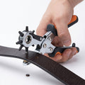 Hole Punch, Heavy Duty Leather Hole Puncher for Belts, Watch Bands, Straps, Dog Collars, Saddles, Shoes, Fabric, DIY Home or Craft Projects