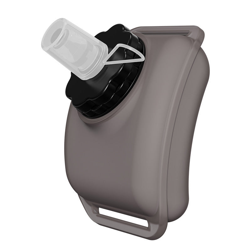 Wrist-Mounted Sports Water Bottle, Portable Outdoor Running and Cycling Water Cup with Silicone Bite Valve for Leak-Proof Sealing, Drink Directly from Opening, Wrist-Worn for Easy Carrying, Fitness and Yoga Training Water Bottle with Protective
