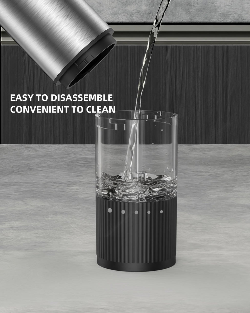 2pcs/Set, Electric Pepper Grinder Base Storage Black Pepper Grinder Automatic Pepper And Sea Salt Mill Stainless Steel Pepper Salt Grinder Battery Operated, Clear Bin, Kitchen Essentials, Kitchen Gifts, Holiday Gifts