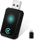Wireless Carplay Adapter, Convert Wired to Wireless CarPlay, Compatible with CarPlay, Plug and Play, Type-C/USB, Suitable for 800+ Vehicles