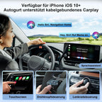 Wireless Carplay Adapter, Convert Wired to Wireless CarPlay, Compatible with CarPlay, Plug and Play, Type-C/USB, Suitable for 800+ Vehicles