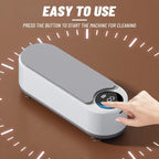 Multifunctional Ultrasonic Cleaner, One-Button Cleaning for Jewelry, Glasses, Dentures And Watches, Home-Use And Portable Design, USB Fast Charging
