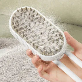 🔥Buy 2 get free shipping🔥4-in-1 Pet Steam Spray Comb for Detangling and Deshedding - No Bath Needed, Specialized Cat and Dog Grooming Brush